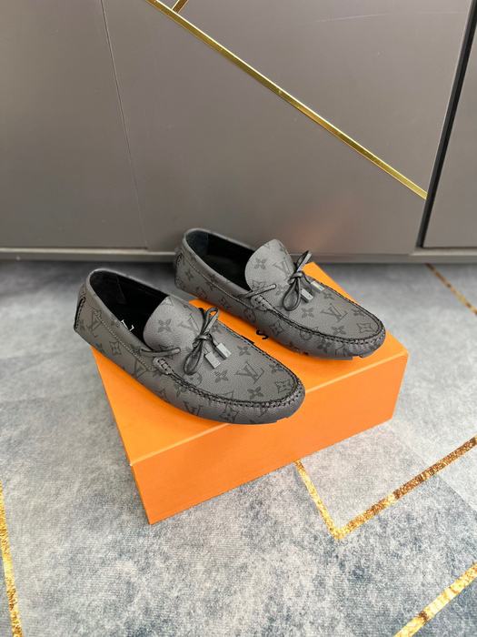 Shoes Louis Vuitton men's loafer Grey