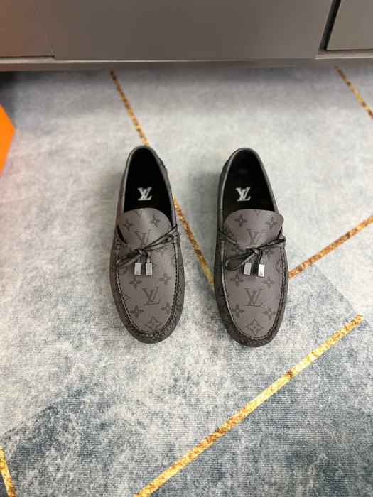Shoes Louis Vuitton men's loafer Grey