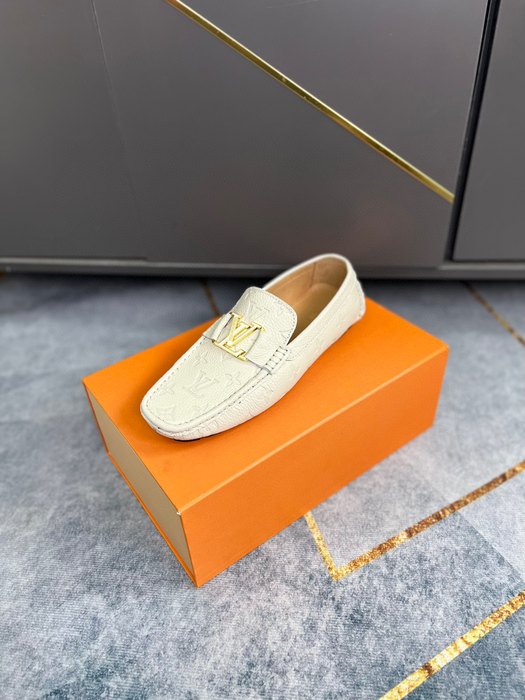 Shoes Louis Vuitton men's loafer White
