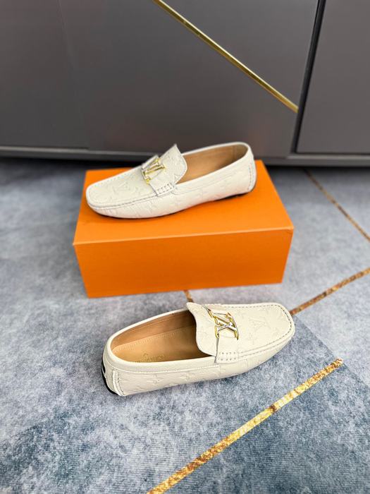 Shoes Louis Vuitton men's loafer White