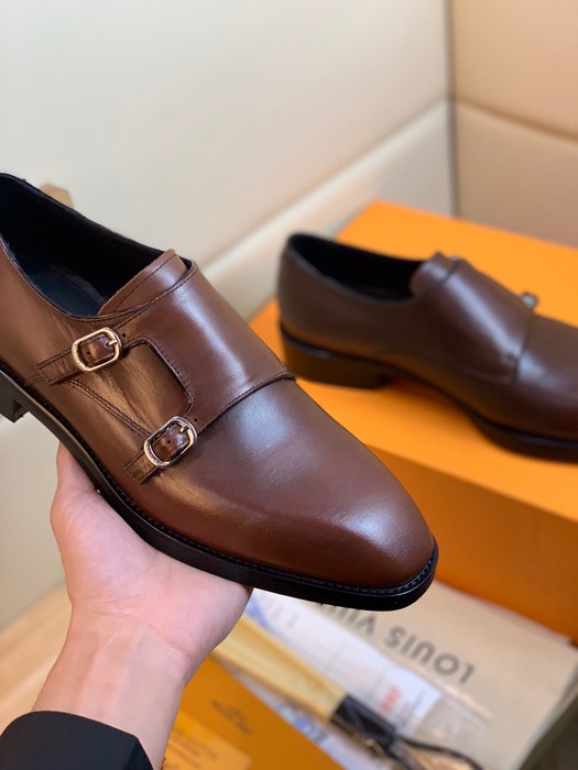 Shoes Louis Vuitton monk strap Brown
