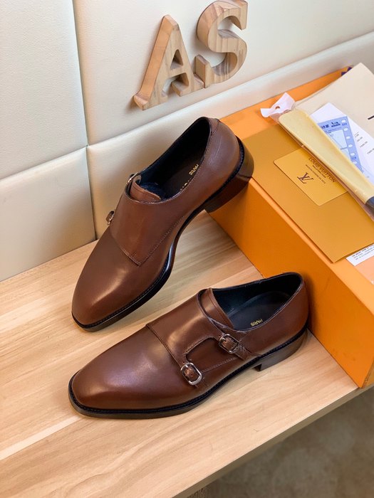 Shoes Louis Vuitton monk strap Brown