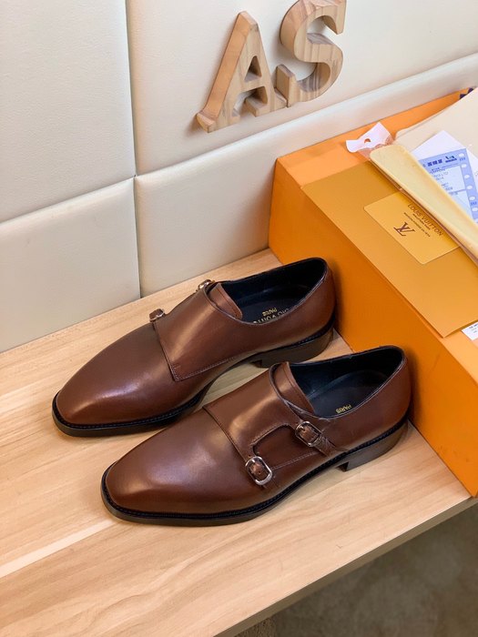 Shoes Louis Vuitton monk strap Brown