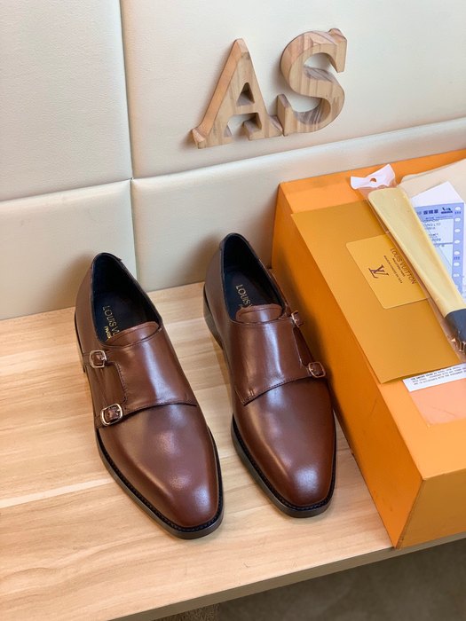 Shoes Louis Vuitton monk strap Brown