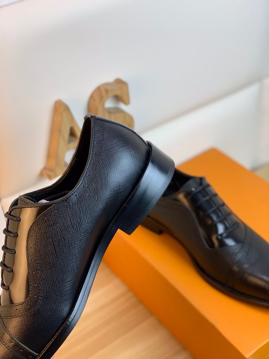 Shoes Louis Vuitton oxford lace up Black 002