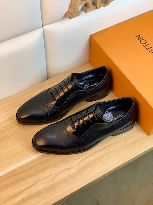 Shoes Louis Vuitton oxford lace up Black 002