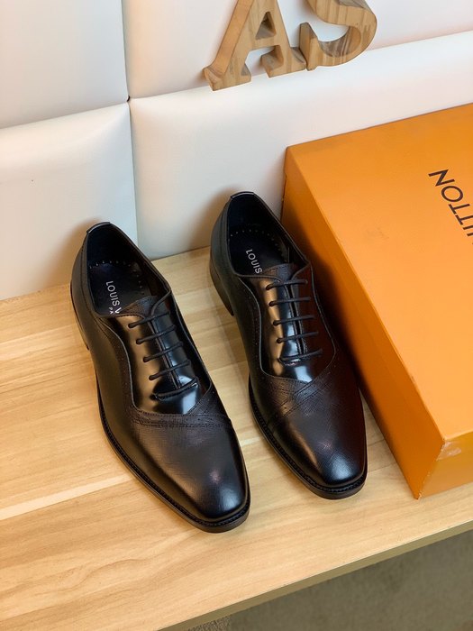 Shoes Louis Vuitton oxford lace up Black 002