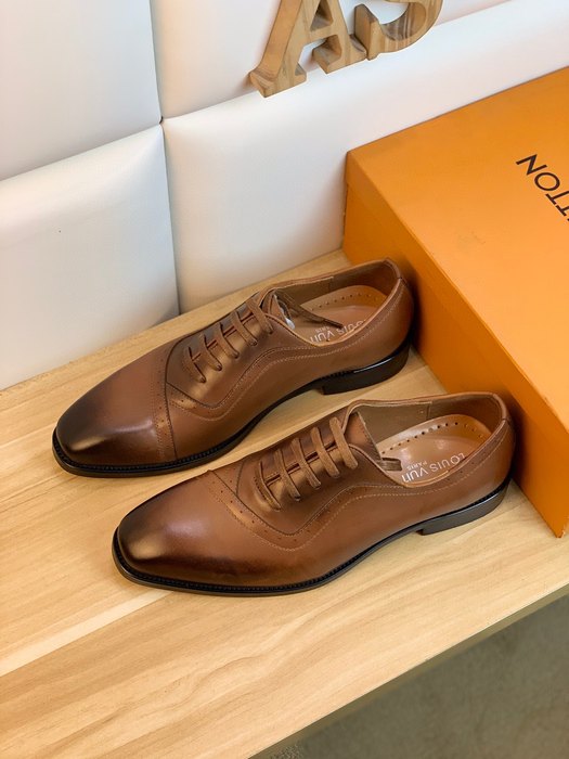 Shoes Louis Vuitton oxford leather shoes Brown