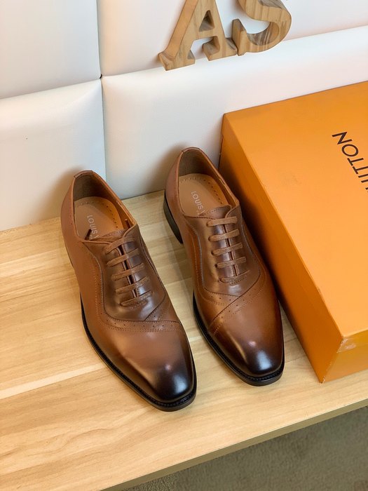 Shoes Louis Vuitton oxford leather shoes Brown