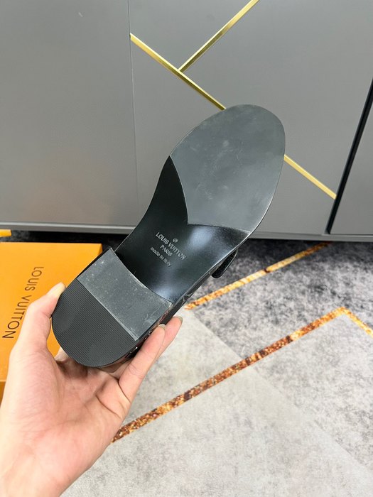 Shoes Louis Vuitton woven loafer Black 001