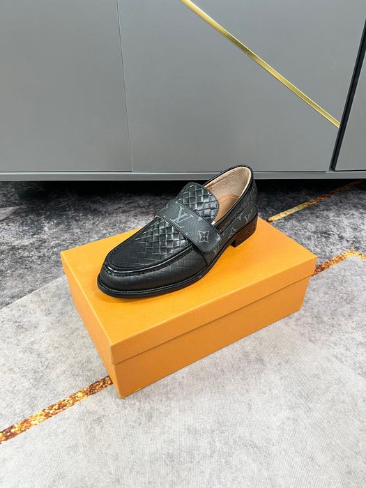 Shoes Louis Vuitton woven loafer Black 001