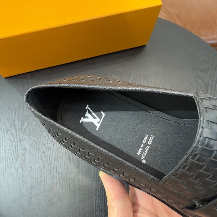 Shoes Louis Vuitton woven loafer Black