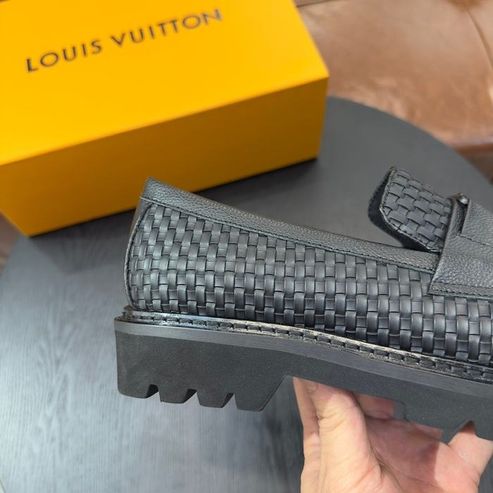 Shoes Louis Vuitton woven loafer Black
