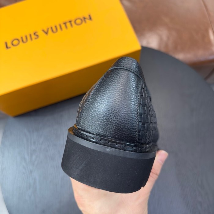 Shoes Louis Vuitton woven loafer Black