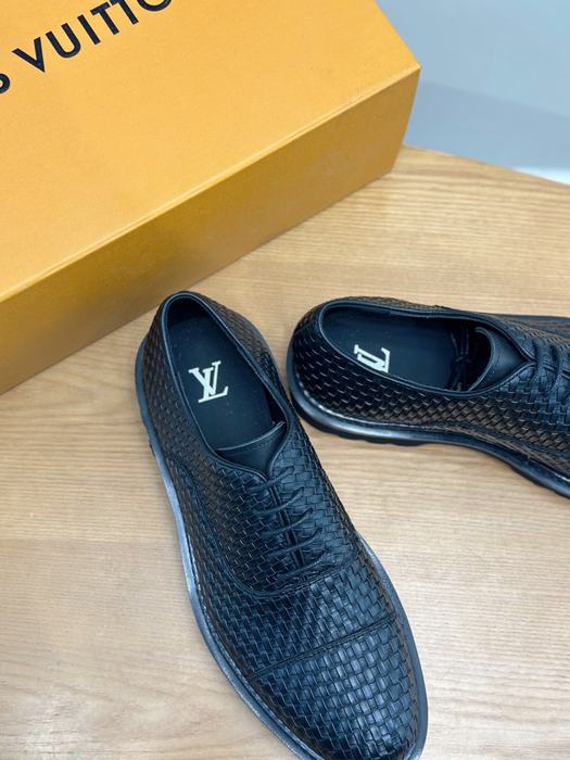 Shoes Louis Vuitton woven oxford derby Black