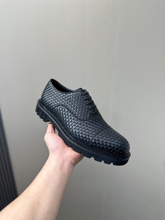 Shoes Louis Vuitton woven oxford derby Black