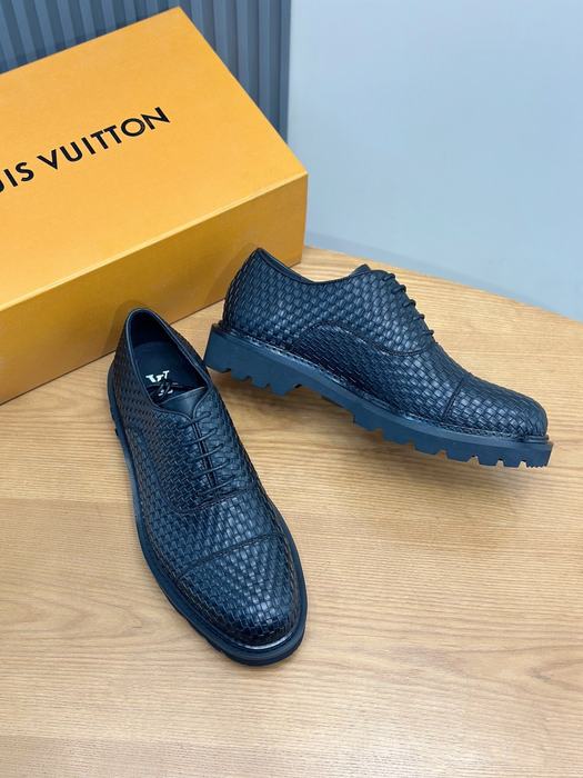 Shoes Louis Vuitton woven oxford derby Black