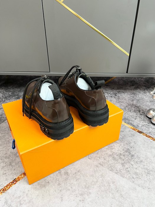 Shoes business shoes Brown 001