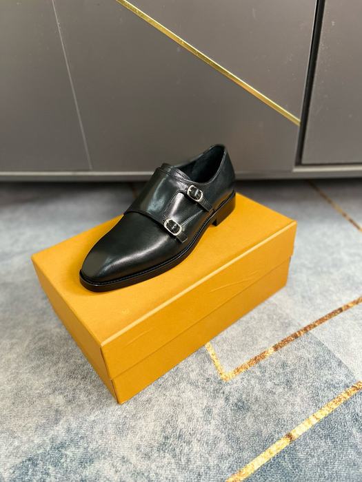 Shoes double monk strap Black