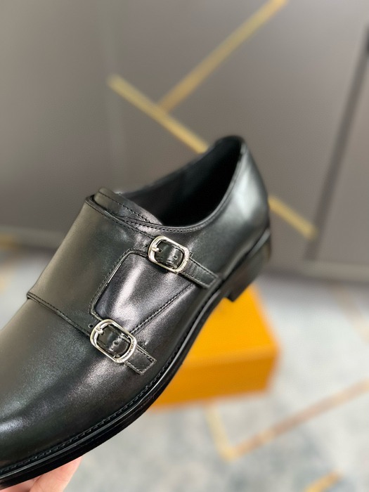 Shoes double monk strap Black