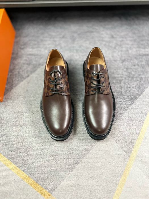 Shoes leather oxford shoe Brown