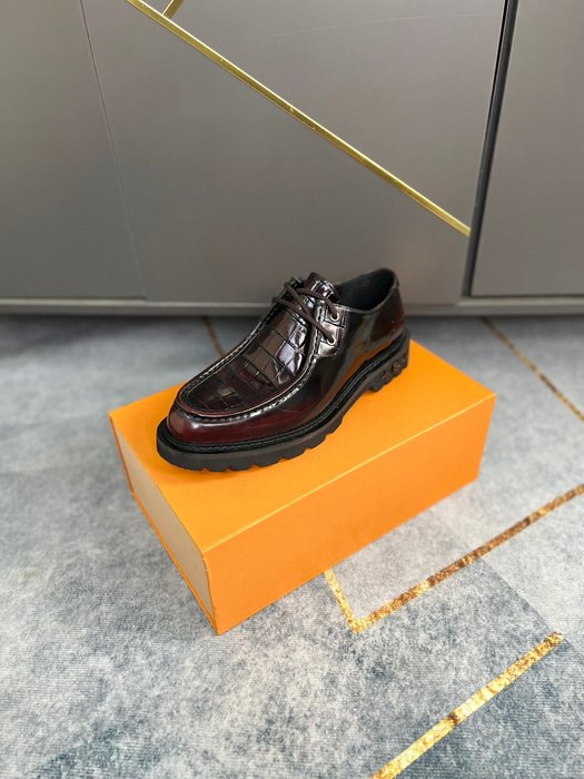 Shoes loafer Burgundy 001