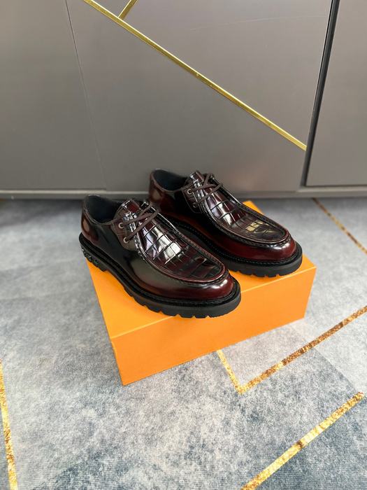 Shoes loafer Burgundy 001