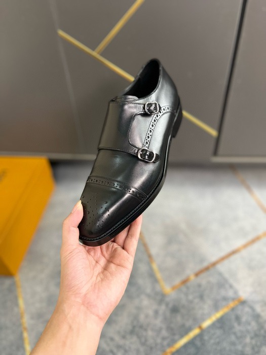 Shoes monk strap shoes Black