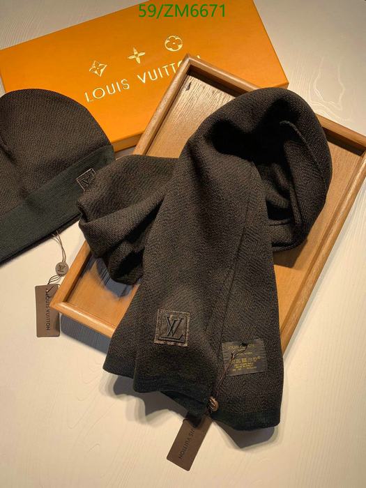 Yupoo hat scarf set Brown