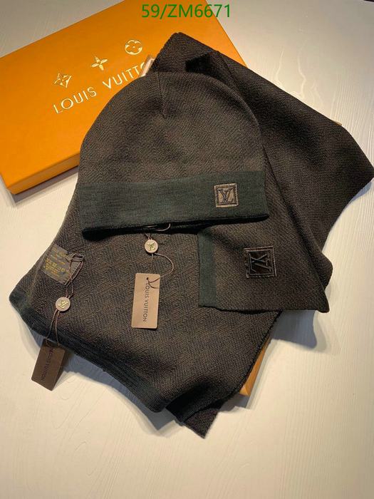 Yupoo hat scarf set Brown