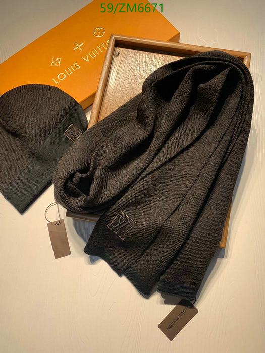 Yupoo hat scarf set Brown