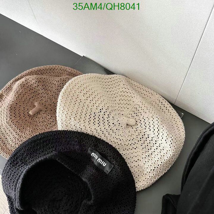 Yupoo miumiu hat beanie brown patch QH8041