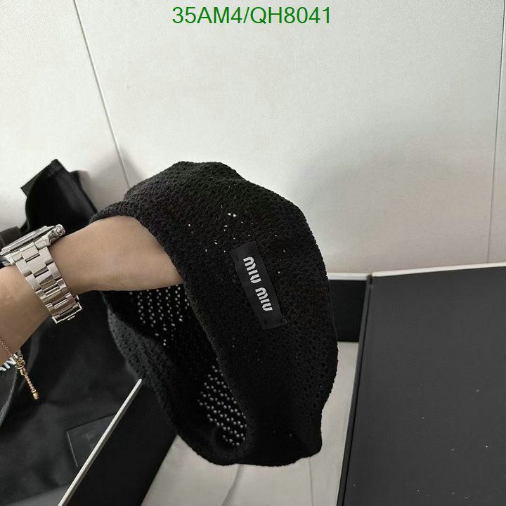 Yupoo miumiu hat beanie brown patch QH8041