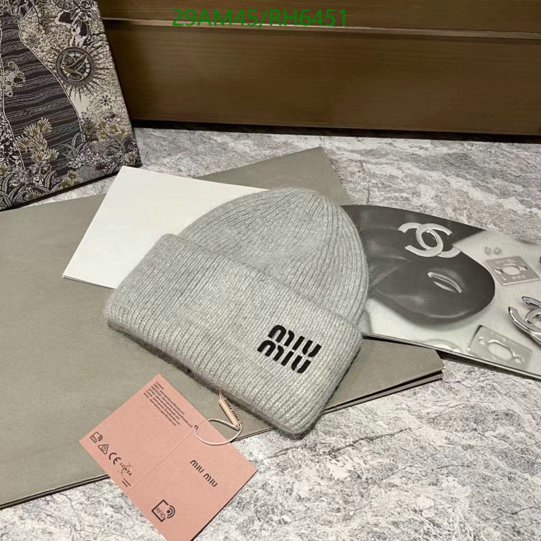 Yupoo miumiu hat beanie pink logo RH6451