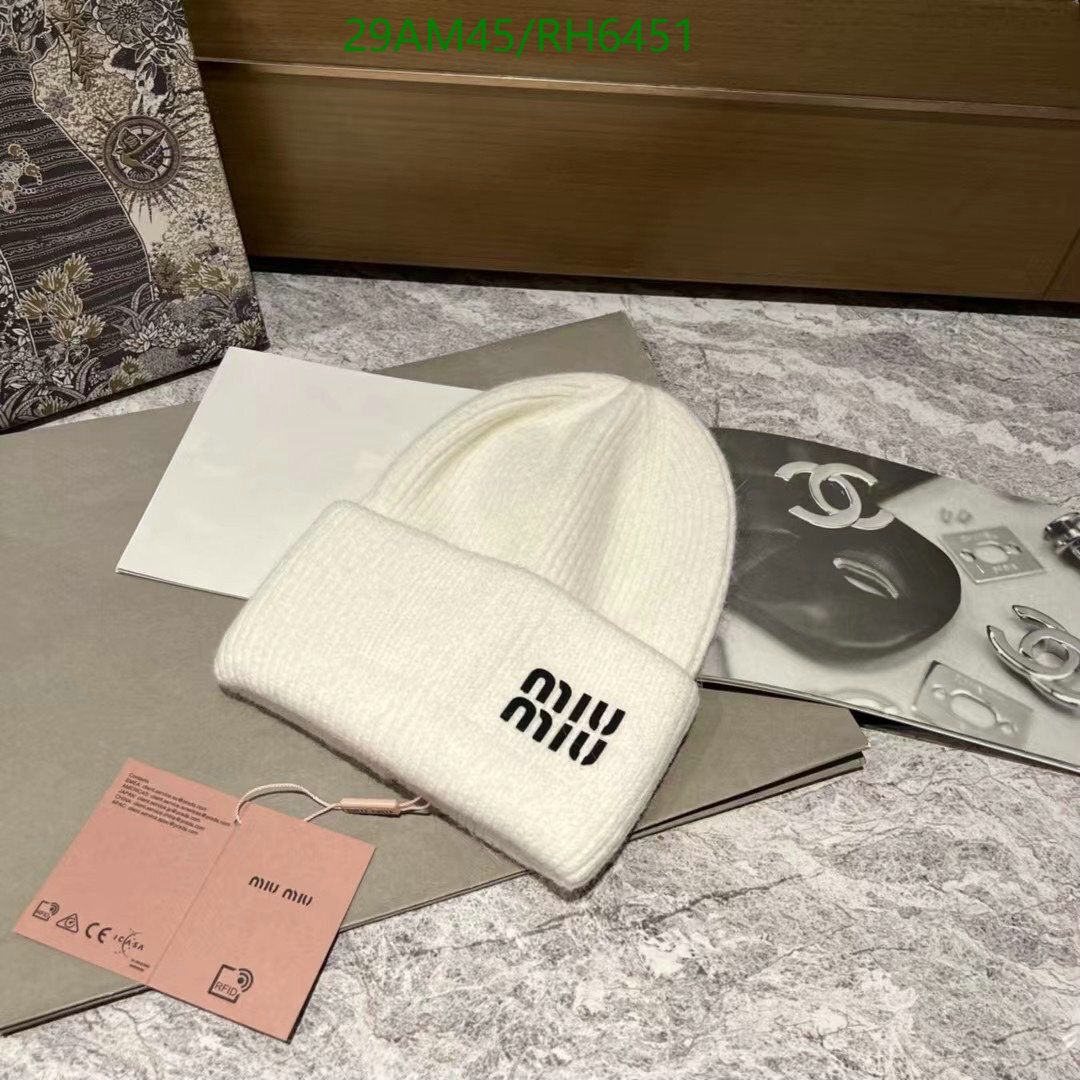 Yupoo miumiu hat beanie pink logo RH6451