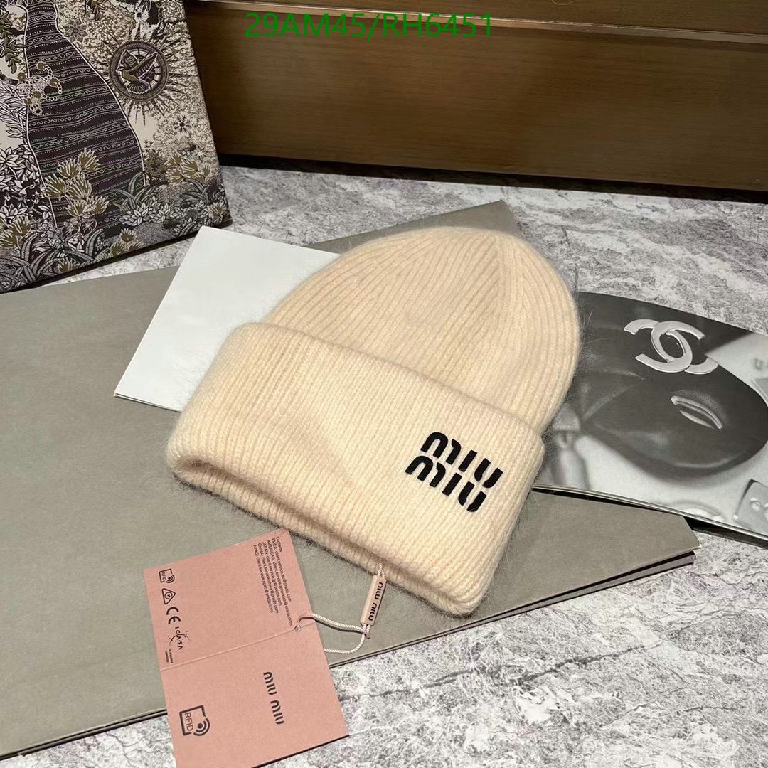 Yupoo miumiu hat beanie pink logo RH6451