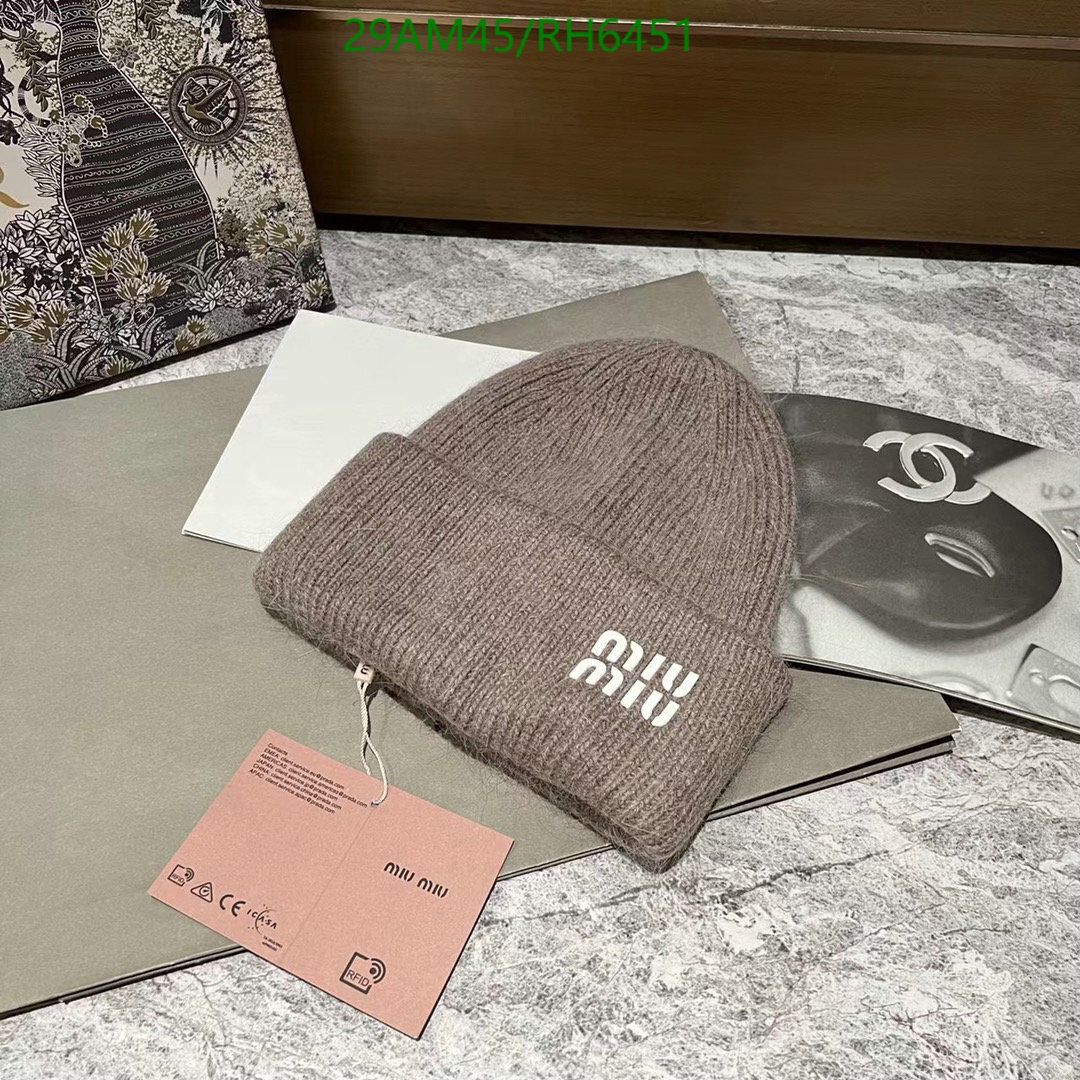 Yupoo miumiu hat beanie pink logo RH6451