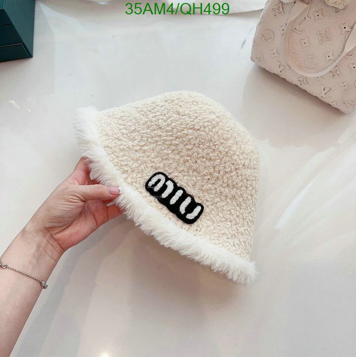 Yupoo miumiu hat bucket beige black edge QH499
