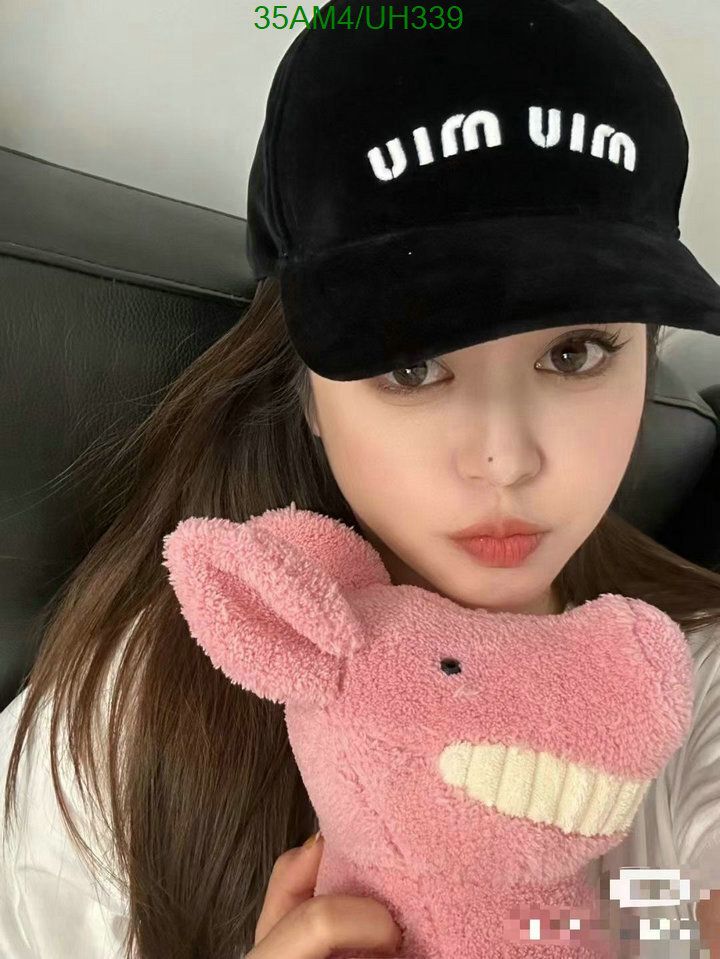 Yupoo miumiu hat bucket black logo UH339