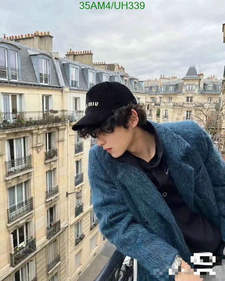 Yupoo miumiu hat bucket black logo UH339