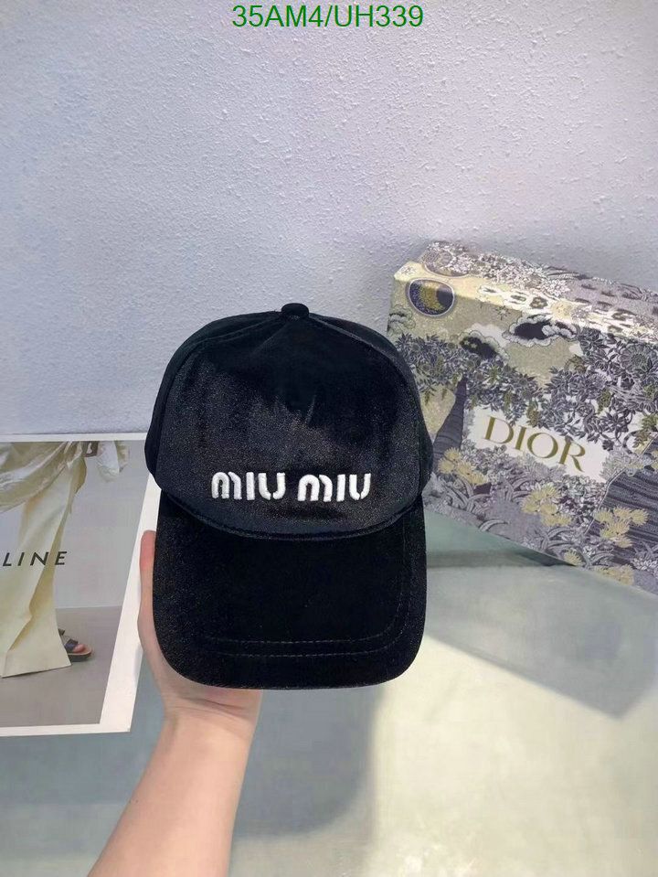 Yupoo miumiu hat bucket black logo UH339