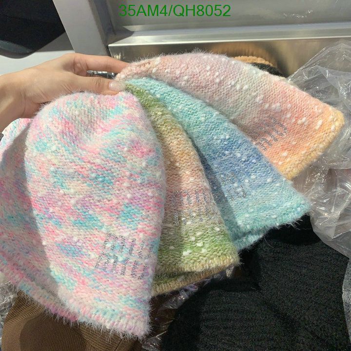 Yupoo miumiu hat bucket pink blue checked QH8052