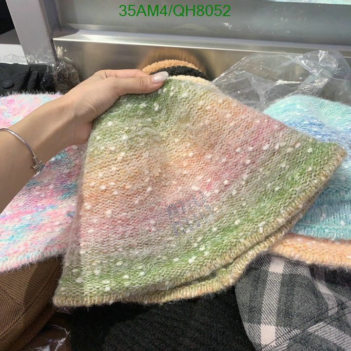 Yupoo miumiu hat bucket pink blue checked QH8052