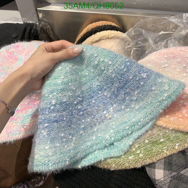 Yupoo miumiu hat bucket pink blue checked QH8052