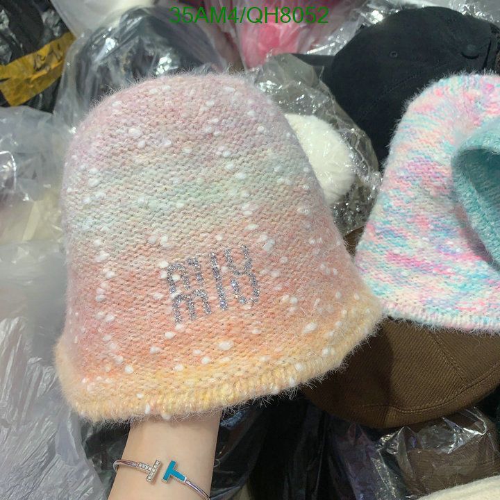 Yupoo miumiu hat bucket pink blue checked QH8052