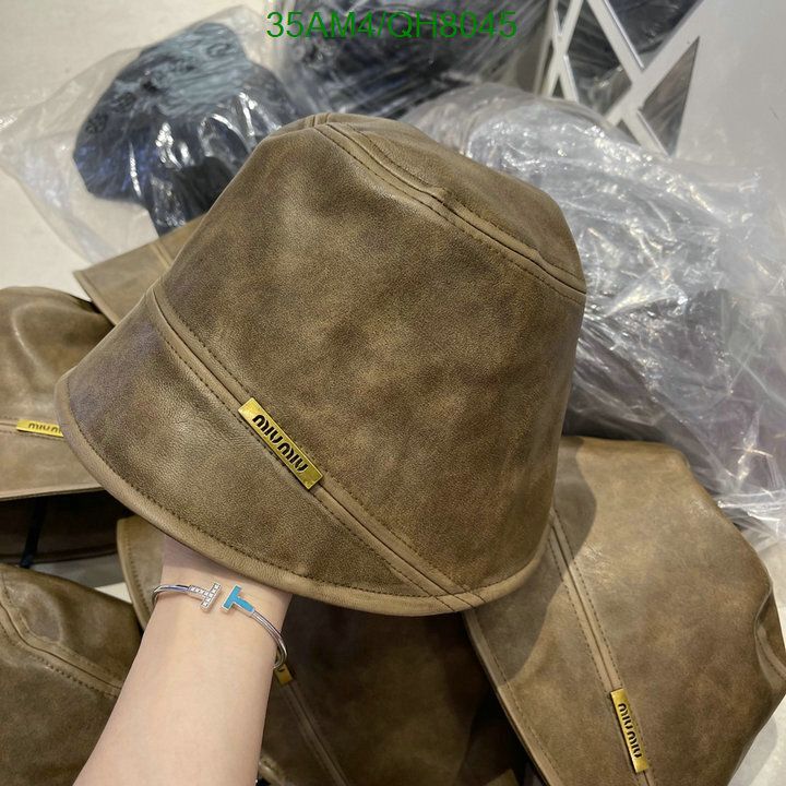 Yupoo miumiu hat fedora brown gold chain QH8045