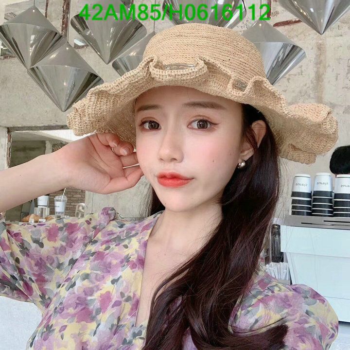 Yupoo miumiu hat floppy pink flower trim H0616112