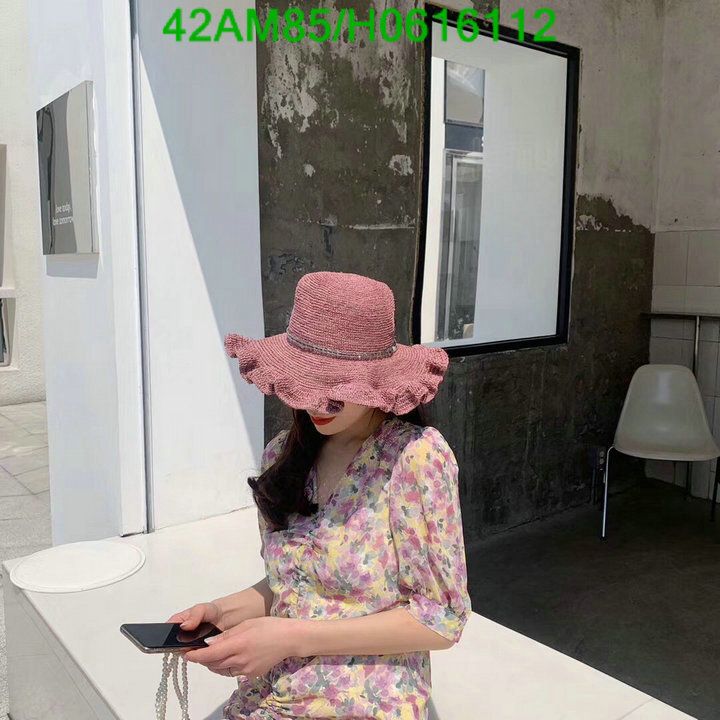 Yupoo miumiu hat floppy pink flower trim H0616112