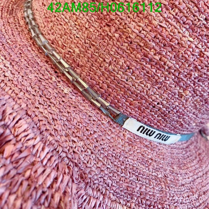 Yupoo miumiu hat floppy pink flower trim H0616112