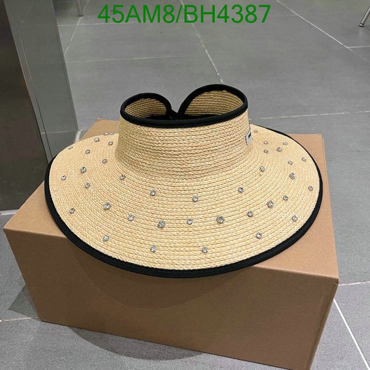 Yupoo miumiu hat visor beige pattern BH4387